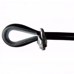 Kit 5 Grampos Clips Cabo de Aço Reparo Aparelho Academia - Foto 1
