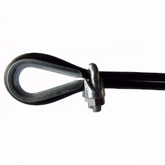 Kit 10 Grampos Clips Cabo de Aço Reparo Aparelho Academia - Foto 7