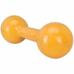 Kit de Halteres KL Master Fitness Academia Emborrachado - 5 Kg - 2 unidades - Foto 2