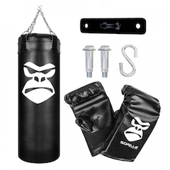 Kit Gorilla:  Saco de Pancada Profissional - 100 cm + Luvas + Suporte - Foto 1