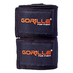 Kit Gorilla Muay-Thai Bandagem Elástica + Protetor Bucal - Adulto - Foto 4