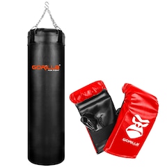 Kit Gorilla Saco de Pancada Profissional 120 cm + Luva Bate-Saco - Foto 1