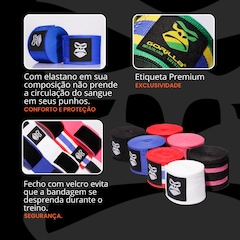 Bandagem Elástica Gorilla Boxe e Muay-Thai - 3m - Foto 3