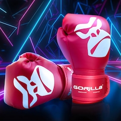 Luva de Boxe e Muay-Thai Gorilla 08 Oz - Infantil - Foto 4