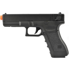 Pistola Airsoft Elétrica Cyma Glock G18C CM.030 Semi-Metal Bivolt + BBs BB King 0.12g - Foto 10