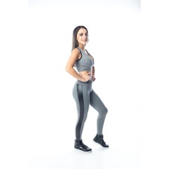Calça Legging Flor de Ameixa Cintura Media Alta - Feminina - Foto 3