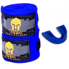 Kit 2 com Bandagem Elástica Troia de 4 m + Protetor Bucal - Foto 2