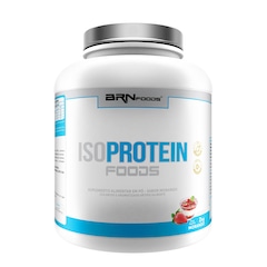 Kit BRN Foods: Whey Protein Isolado - Morango - 2Kg - 2 Unidades - Foto 2