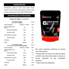 Massa 6 Bulking Gainers Protein Bodybuilders - Baunilha - 6 Kg - Refil - Foto 2