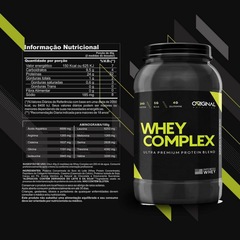 Kit com 6 Whey Complex Ultra Premium Protein Original Nutrition Blend - Baunilha - 900g - Foto 4
