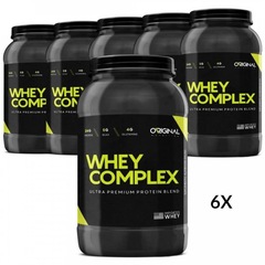 Kit com 6 Whey Complex Ultra Premium Protein Original Nutrition Blend - Baunilha - 900g - Foto 1