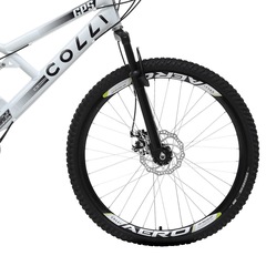 Bicicleta Colli Fulls GPS Freios à Disco Aro 26 com Suspensão Dupla 36 Raios - 21 Marchas - Foto 4