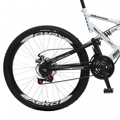 Bicicleta Colli Fulls GPS Freios à Disco Aro 26 com Suspensão Dupla 36 Raios - 21 Marchas - Foto 1