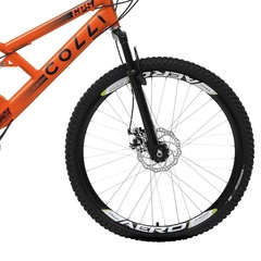 Bicicleta Colli Fulls GPS Freios à Disco Aro 26 com Suspensão Dupla 36 Raios - 21 Marchas - Foto 4