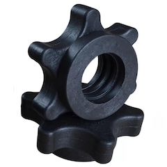 Barra Musculação Oca Rosqueada Yangfit com Presilhas - 40cm - Foto 3