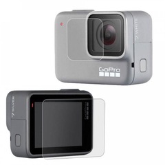 Películas de Vidro Shoot para Lente e LCD GoPro Hero 7 White Silver - Foto 2
