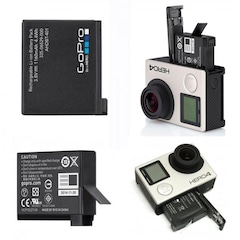 Bateria GoPro Recarregável - 1160 mAh - para Câmera GoPro Hero 4 Black/Silver - Foto 2