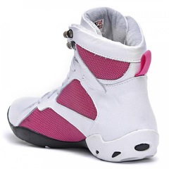 Bota de Treino Rock Fit Stiff em Couro - Masculina - Foto 4