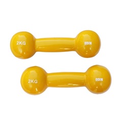 Halter Emborrachado Odin FIt de Vinil 2 kg  - 1 Par - Foto 3