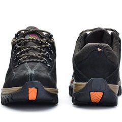 Bota Coturno Free Jump Cano Baixo em Couro - Masculina - Foto 3
