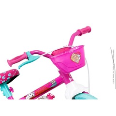Bicicleta Caloi Barbie com Rodinha - Aro 12 - Infantil - Foto 7