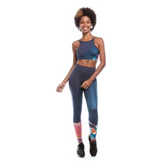 Calça Legging Funfit Aqua - Feminina - Foto 3