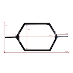 Barra Hexagonal Yangfit para Agachamento - Foto 4