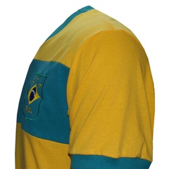 Camiseta do Brasil Liga Retrô Faixa - Adulto - Foto 2