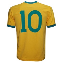 Camiseta do Brasil Liga Retrô Faixa - Adulto - Foto 3