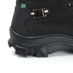 Bota Adventure Coturno Forrado Sola Borracha Macio - Masculina - Foto 3