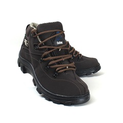 Bota Adventure Coturno Forrado Sola Borracha Macio - Masculina - Foto 2