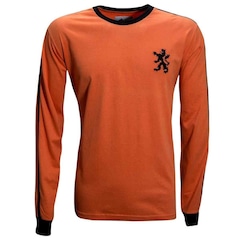 Camiseta Manga Longa Liga Retro Holanda 1978 - Masculina - Foto 1
