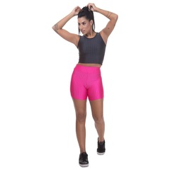 Shorts Miss Blessed Cirre 3D Poliamida - Feminino - Foto 4