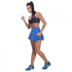 Shorts Saia Colegial Miss Blessed Premium Poliamida - Feminino - Foto 3