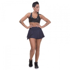 Shorts Saia Colegial Miss Blessed Premium Poliamida - Feminino - Foto 1