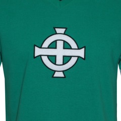 Camisa Liga Retrô Irlanda do Norte 1978 - Masculina - Foto 4