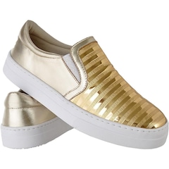 Kit Emanuelly Shoes Tênis Slip On + Chinelo Slide - Feminino - Foto 2