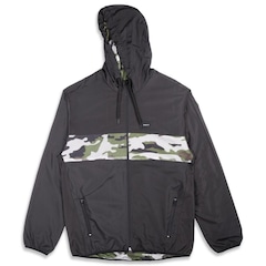 Jaqueta Corta Vento Oakley Windbreaker Repelent Camuflado Blackout - Masculina - Foto 3