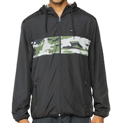 Jaqueta Corta Vento Oakley Windbreaker Repelent Camuflado Blackout - Masculina - Foto 1