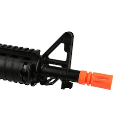 Rifle Airsoft Elétrico Cyma M4 CM176 + Red Dot Rifle Scope 11mm/22mm + Lanterna J.Y.X JY-1576W - Foto 3