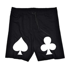 Bermuda Skull Clothing de Moletom Naipe - Masculina - Foto 1