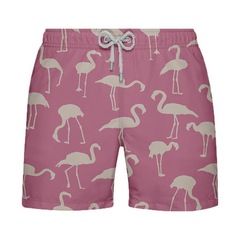 Shorts SB Estampado Flamingos - Masculino - Foto 1