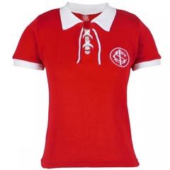Camisa do Internacional Retrô Gol Corda 1922 - Feminina - Foto 1