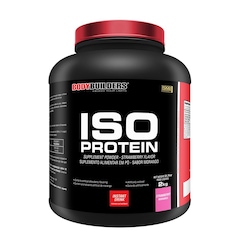 Whey Protein Isolado Bodybuilders Iso Protein Foods - Morango - 2kg - Foto 1