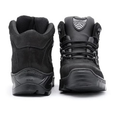 Bota Coturno Acero Cano Baixo Couro Antiderrapante - Adulto - Foto 3