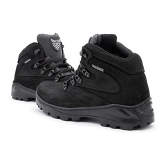 Bota Coturno Acero Cano Baixo Couro Antiderrapante - Adulto - Foto 5