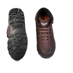 Bota Coturno Acero Cano Baixo Couro Antiderrapante - Adulto - Foto 4