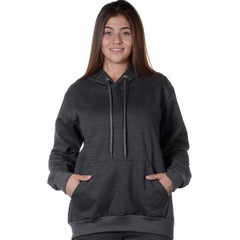 Blusão de Moletom com Capuz Suffix - Feminino - Foto 1