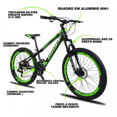 Bicicleta Dropp Freeride - Aro 26 - Freio à Disco Mecânico com Suspensão - Câmbio Shimano - 21 March - Foto 2