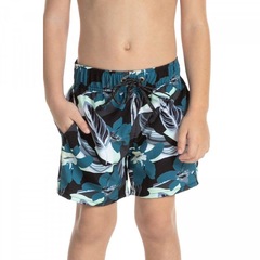 Bermuda Live! Summer Time Folhas - Infantil - Foto 1